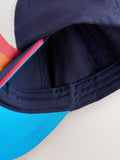 Little Bird navy rainbow stripe baseball cap - British product