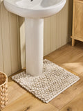 Natural Bobble Pedestal Mat
