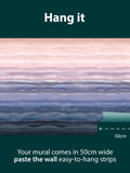 Clarissa Hulse Rose Quartz Strata mural 2.5m x 4m, UK version