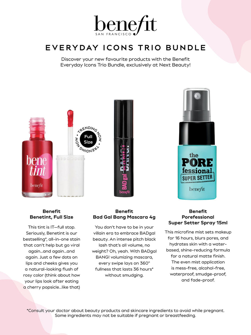 Benefit Everyday Icons Trio Gift Set Worth 36