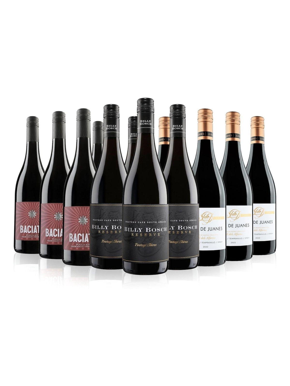 Virgin Wines mixed red wine case 12 bottles (British brand)