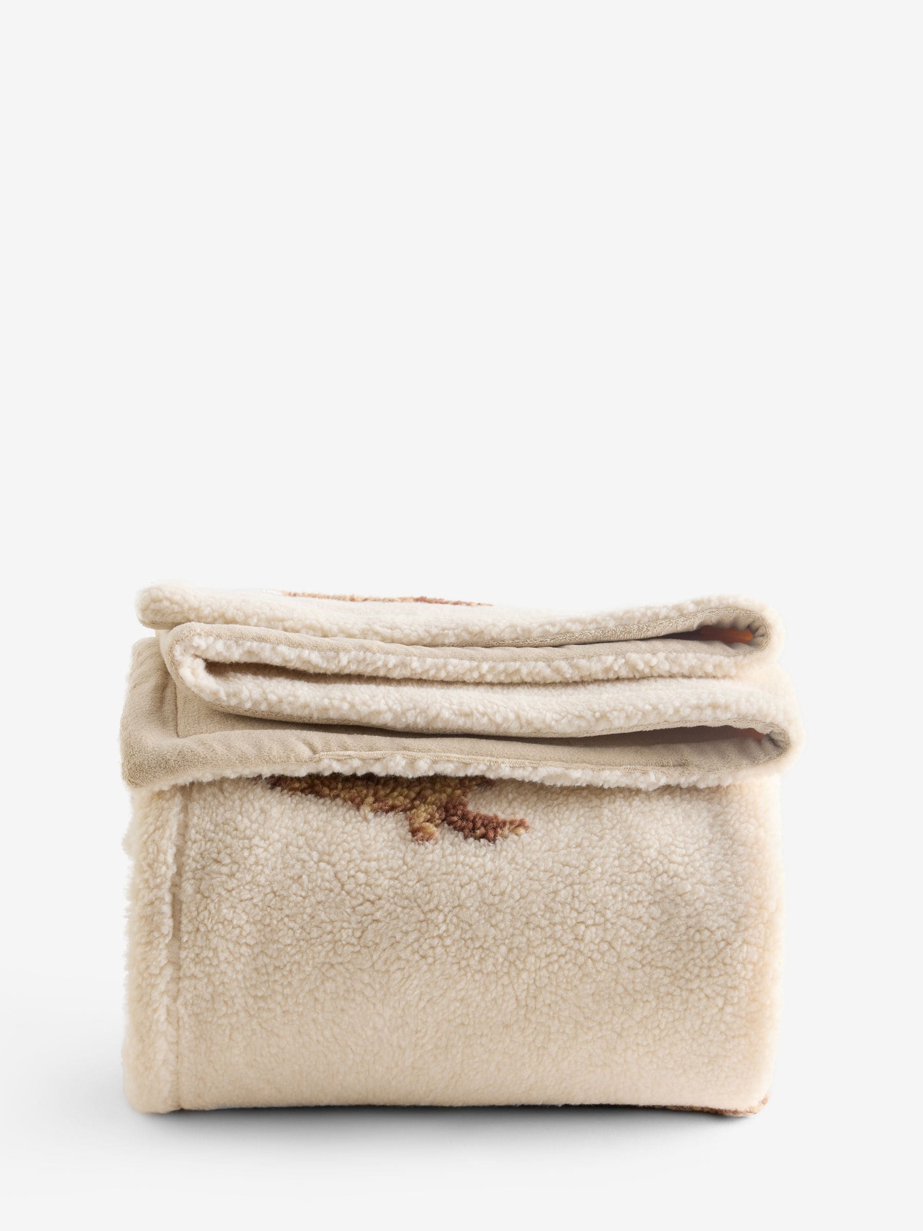 Natural Hamish Highland Cow borg throw, imported from the UK