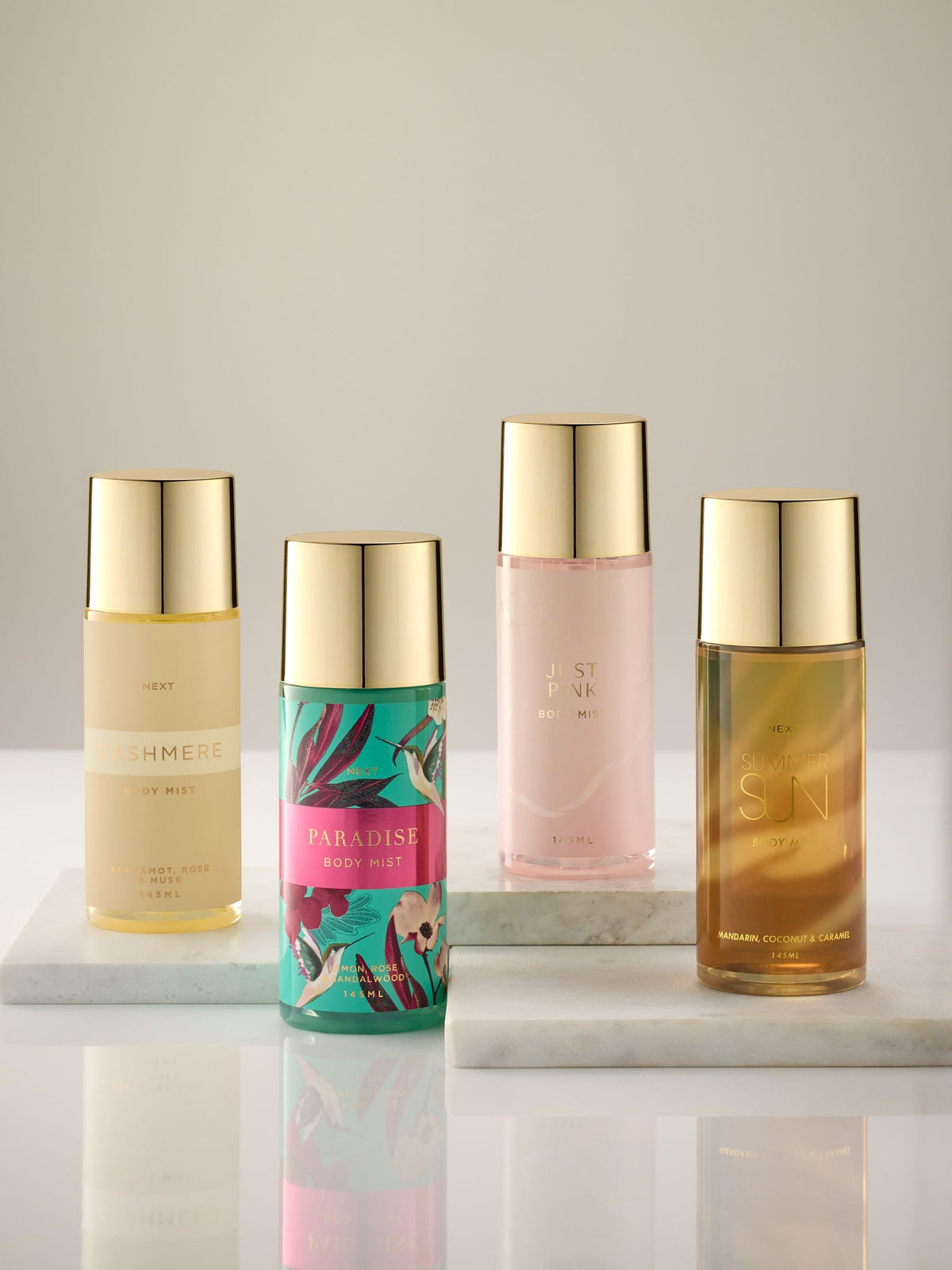 The Bestsellers Collection body mist set 145ml, UK version