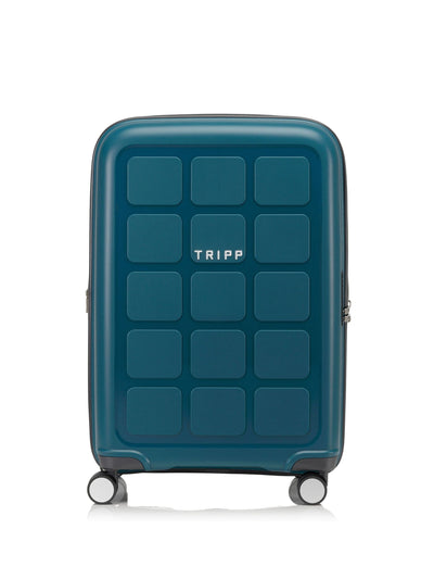 Next Tripp Holiday 8 Expandable 4-Wheel Travel Suitcase, Dark Sea Blue Watermelon, 66-75 Litres- Buy online at McGrocer