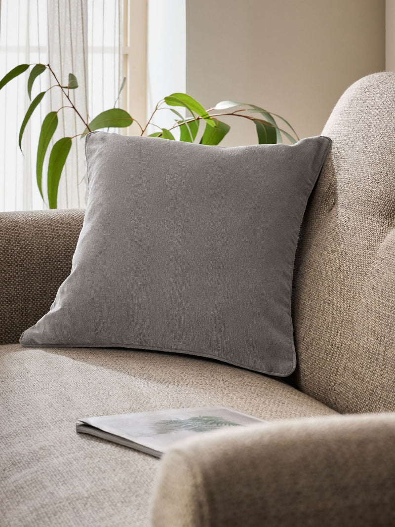 Burnt Orange 59 x 59cm Soft Velour Cushion