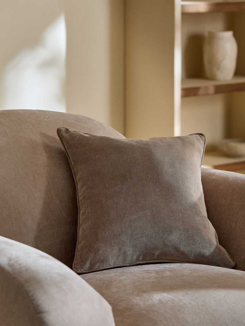 Burnt Orange 59 x 59cm Soft Velour Cushion