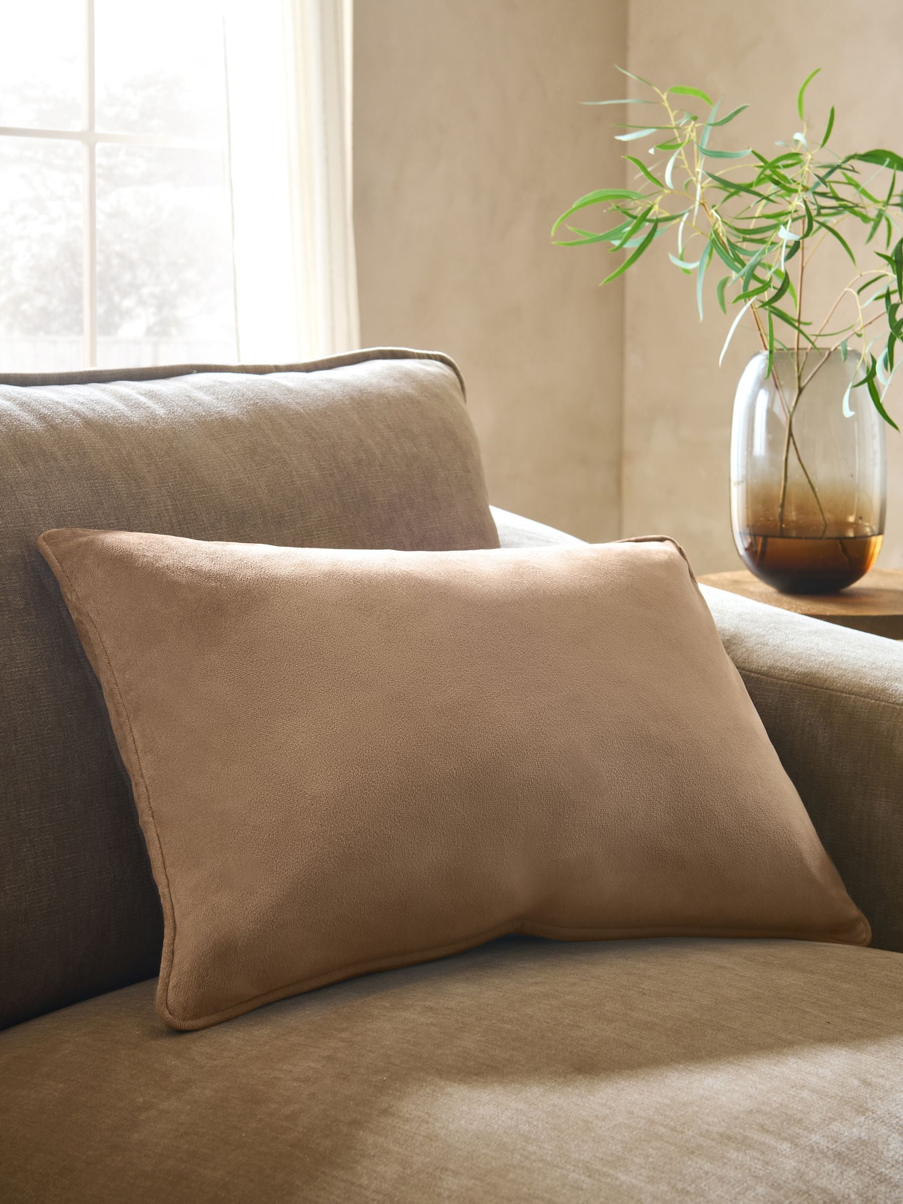 Navy Velvet Cushion 59 x 59cm