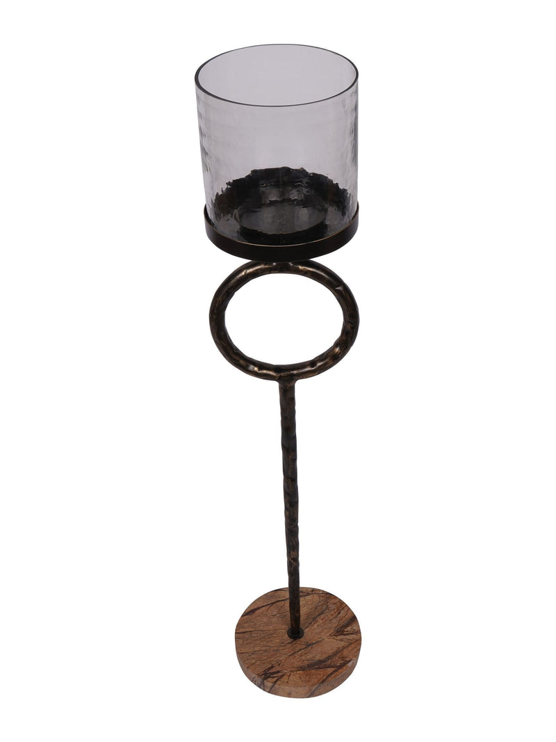Libra Interiors brown Rutland floor hurricane 108cm, imported from the UK