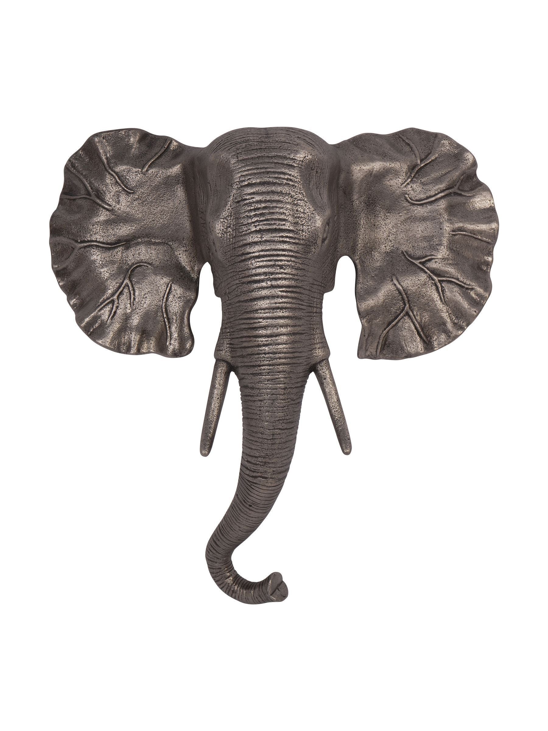 Libra Interiors Gold Elephant Wall Art (British brand)