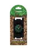 Tikkers Minecraft black silicone strap watch (British brand)