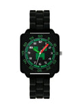 Tikkers Minecraft black silicone strap watch (British brand)