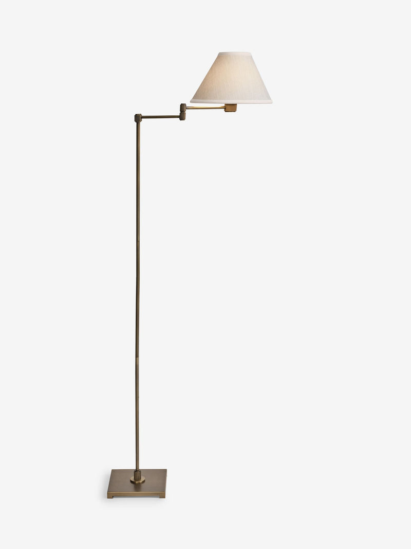 Kempton rechargeable swing arm floor lamp - British product