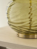 Green Ava rechargeable wireless table lamp, imported from the UK