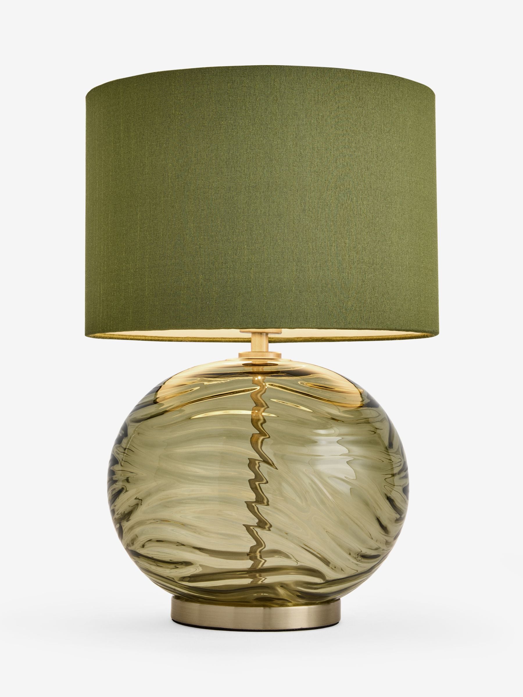 Green Ava rechargeable wireless table lamp, imported from the UK