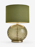 Green Ava rechargeable wireless table lamp, imported from the UK