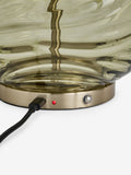 Green Ava rechargeable wireless table lamp, imported from the UK