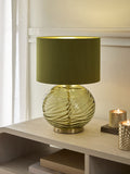 Green Ava rechargeable wireless table lamp, imported from the UK