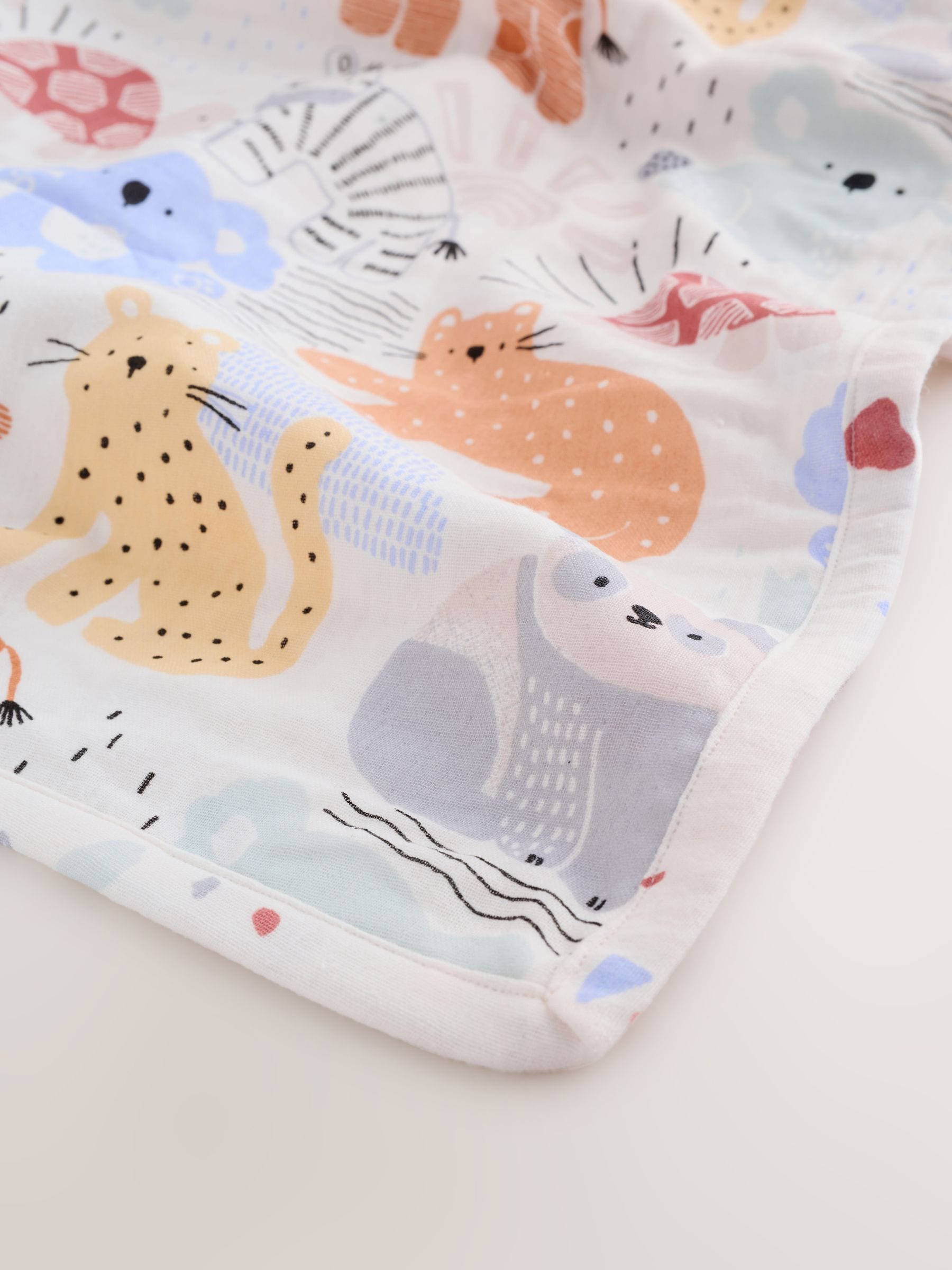 Safari cotton baby muslin blanket, imported from the UK