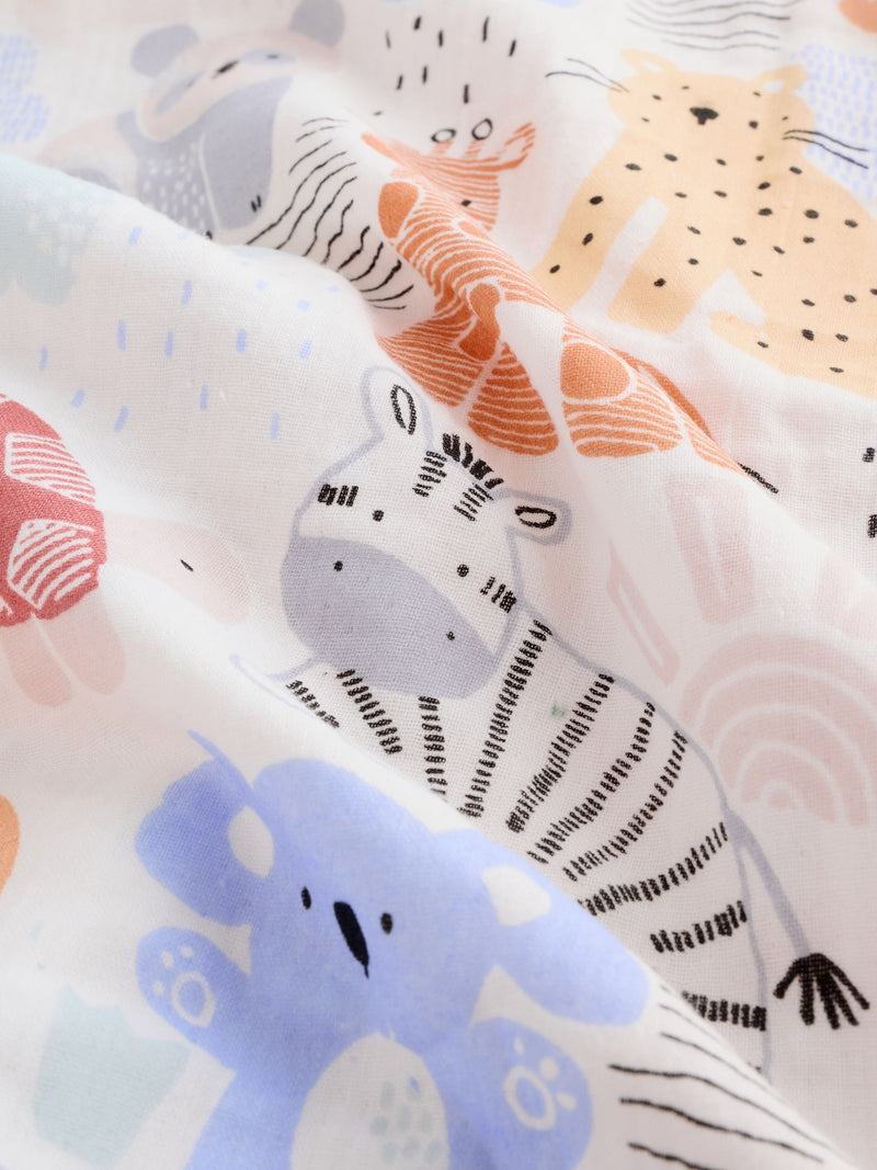 Safari cotton baby muslin blanket, imported from the UK