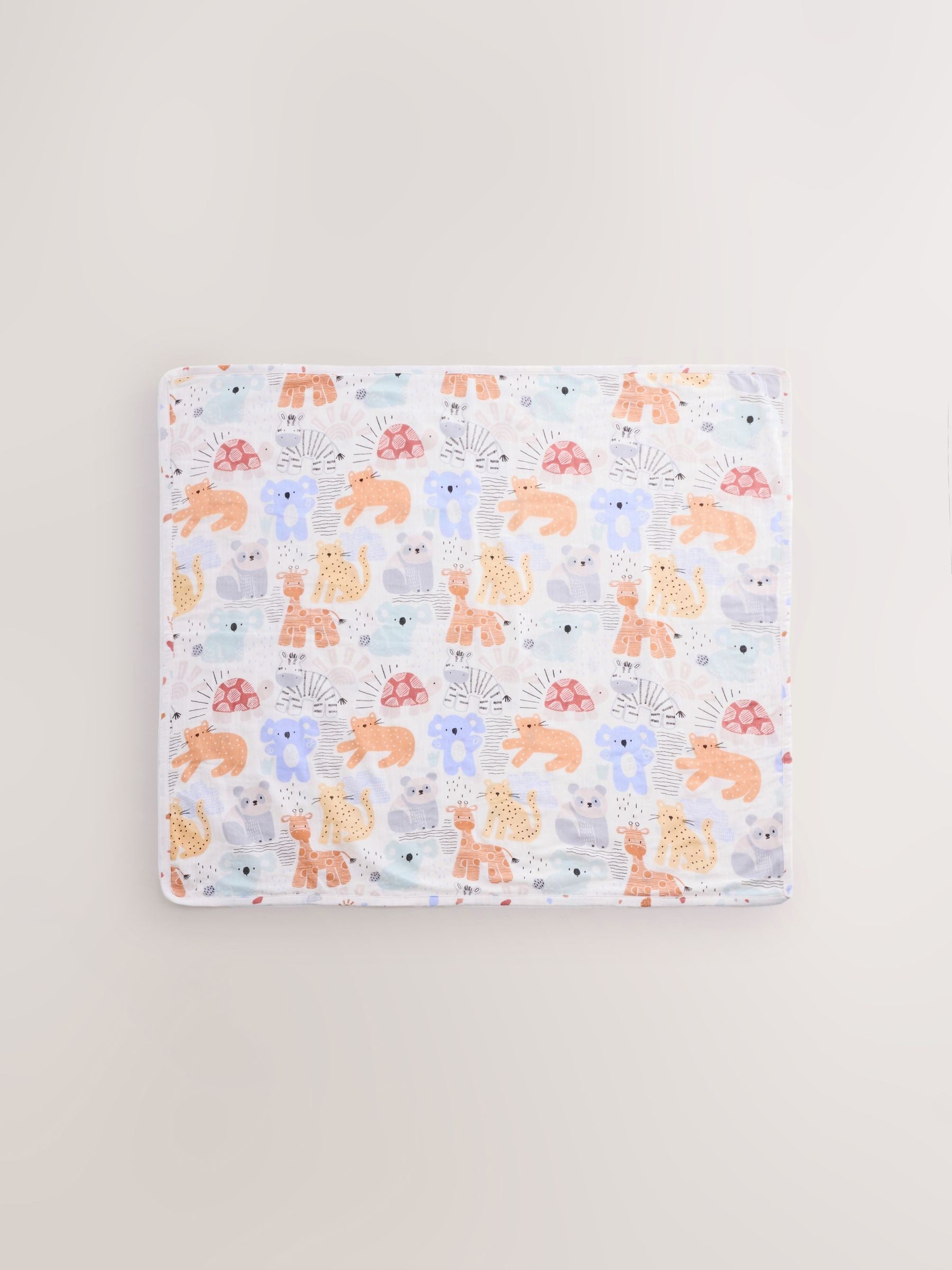 Safari cotton baby muslin blanket, imported from the UK