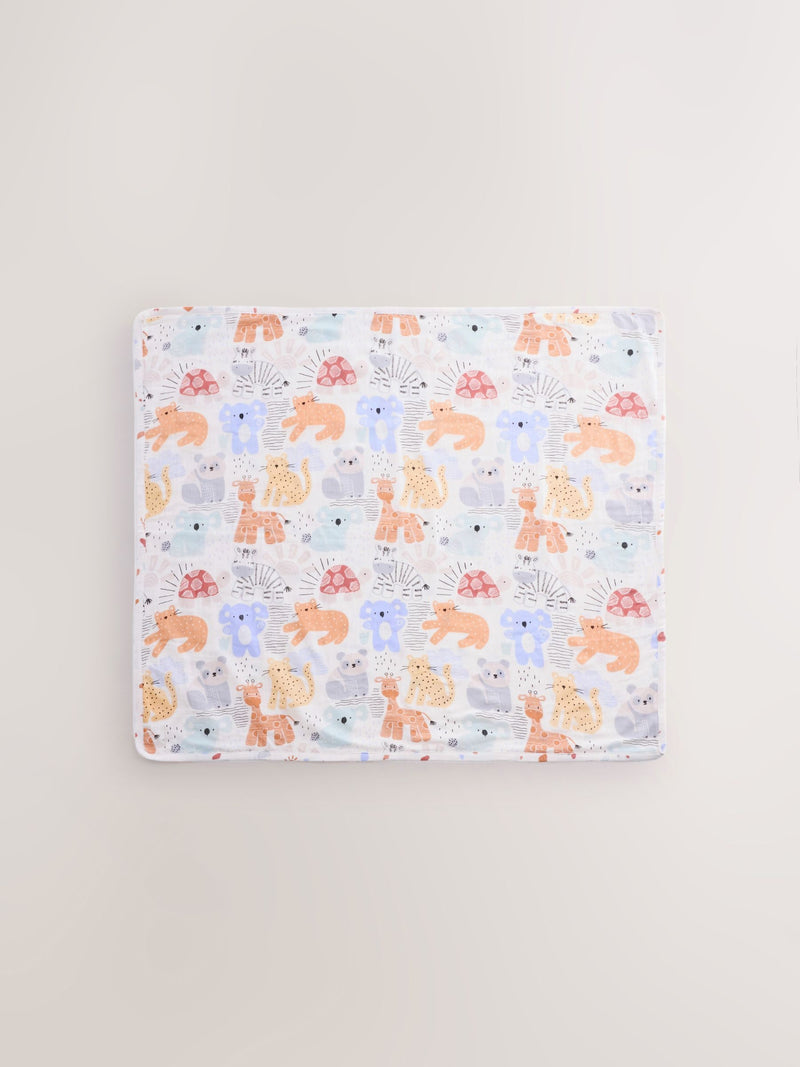 Safari cotton baby muslin blanket, imported from the UK