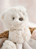 Brown Bear baby comforter made from recycled polyester UK version