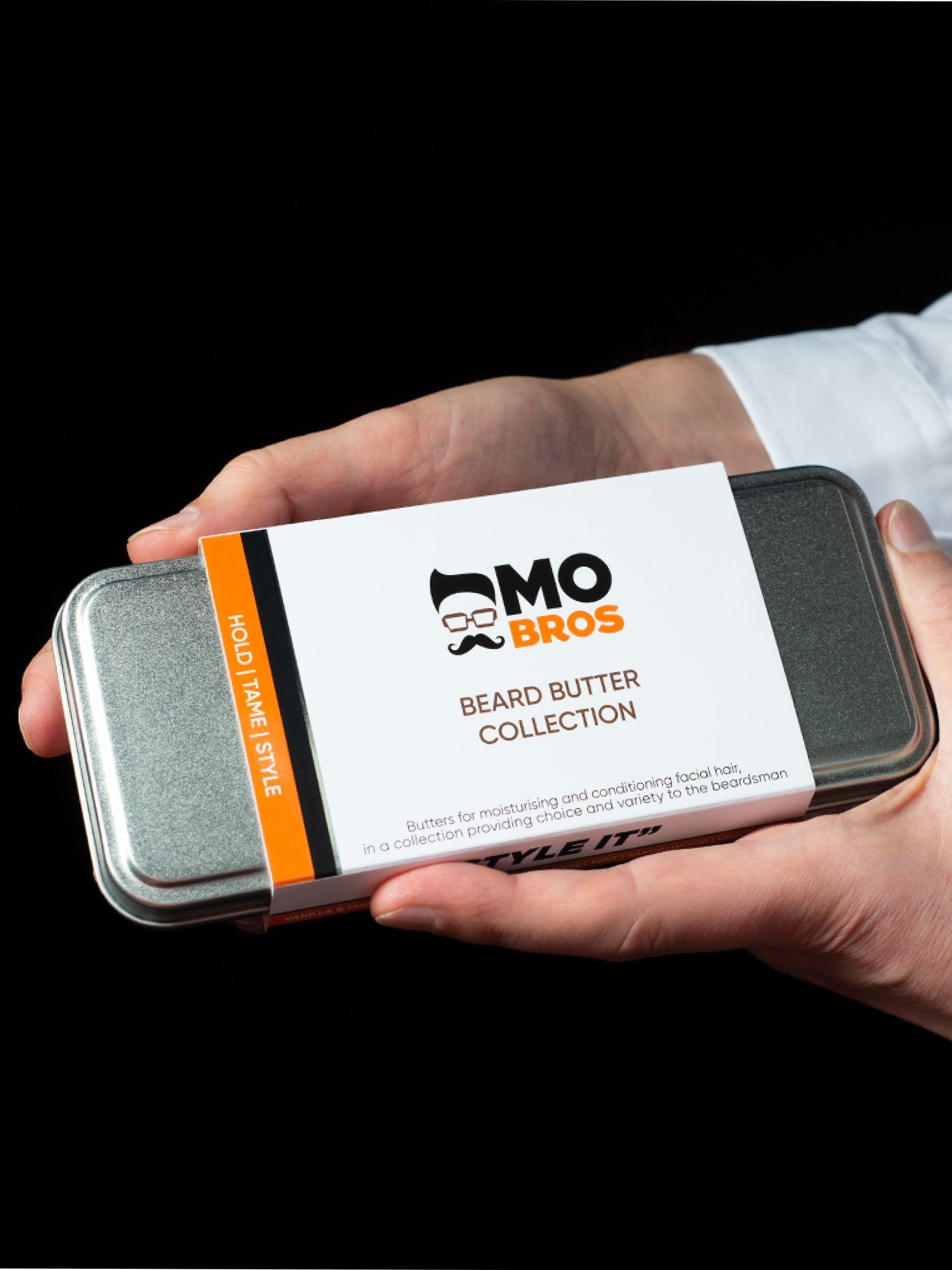 Mo Bros beard butter collection, imported from the UK