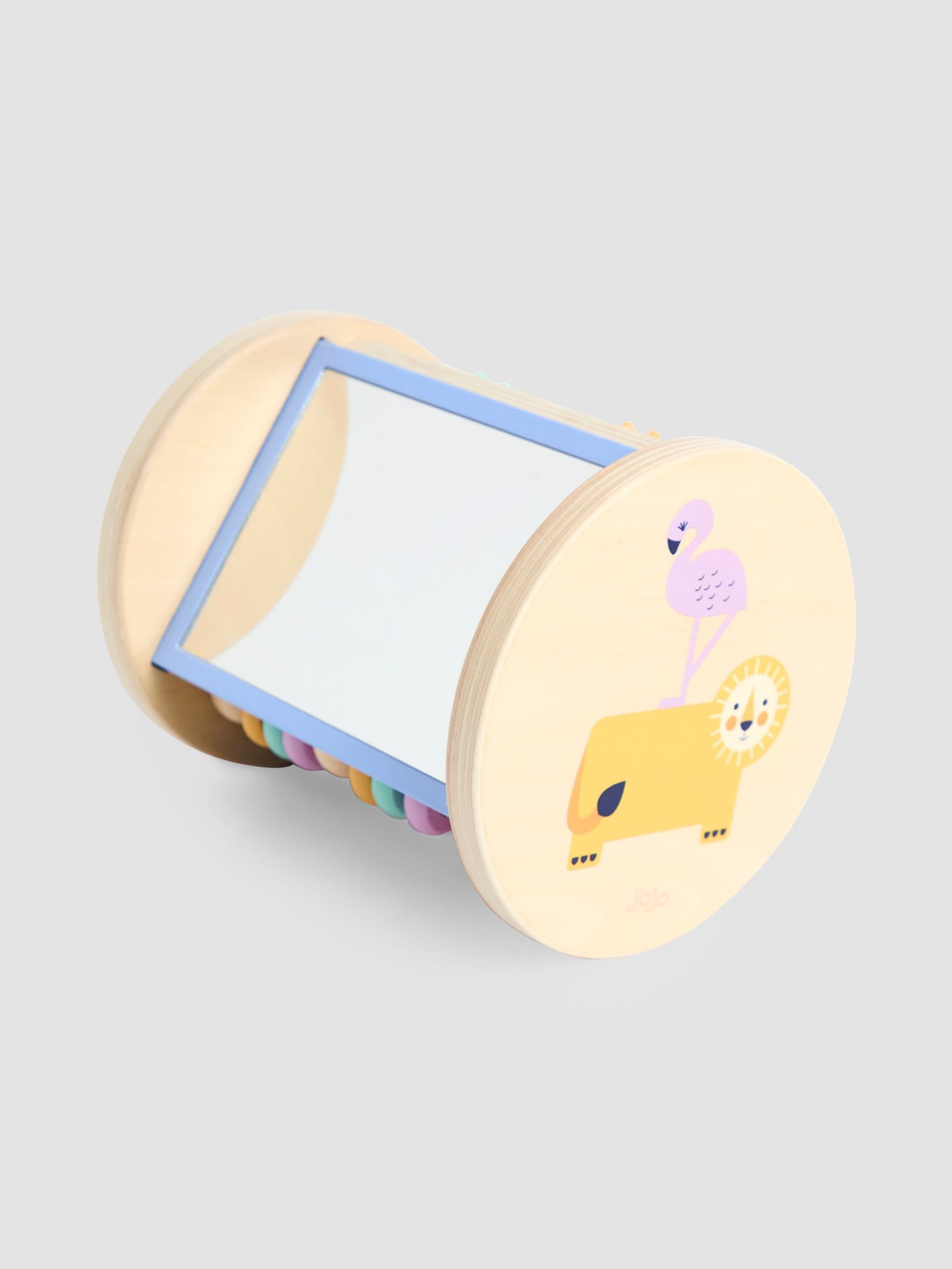 JoJo Maman Bébé Safari Wooden Activity Roller (British brand)