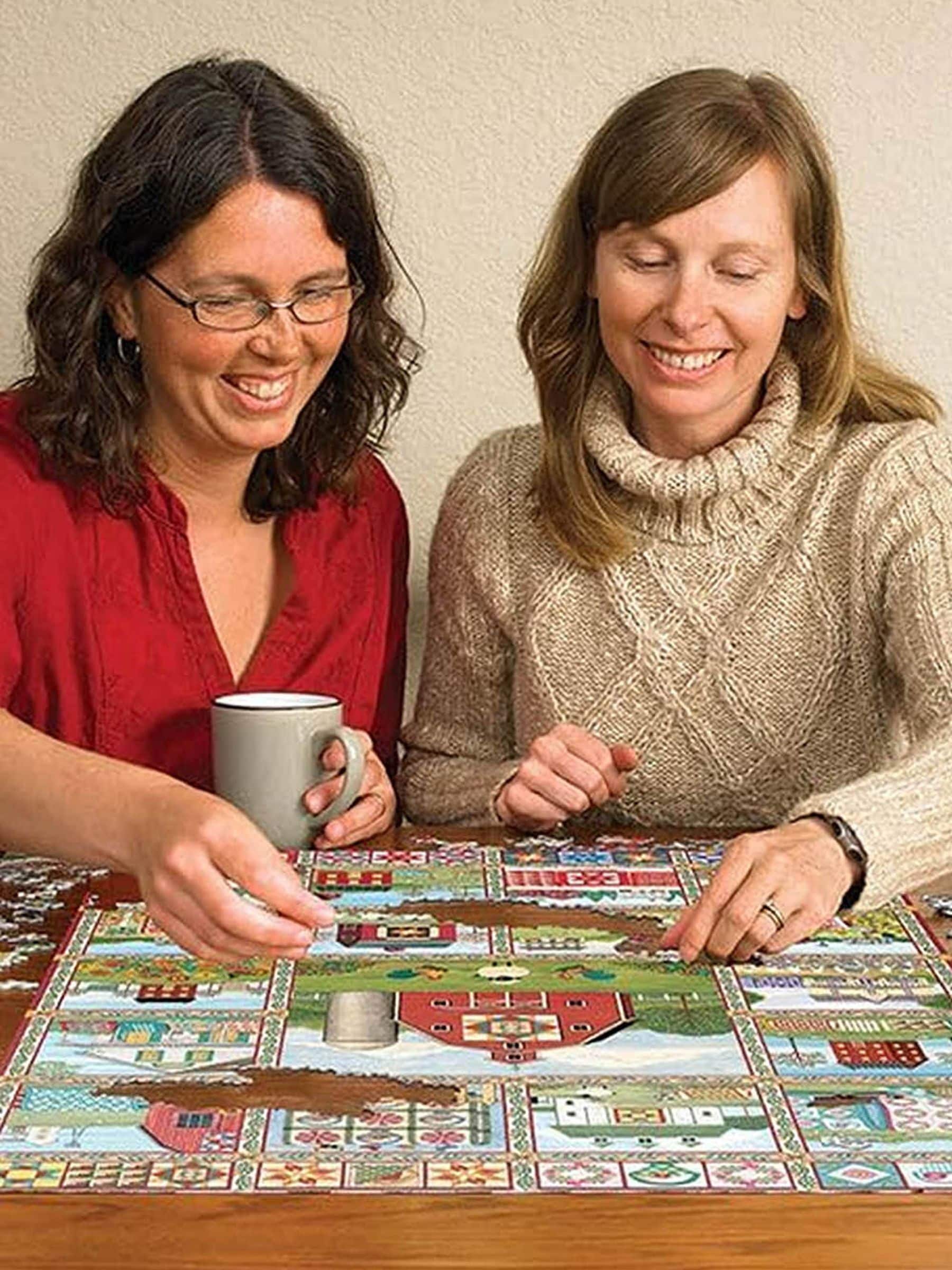 Cheatwell Games Quilt Country 1000 piece jigsaw puzzle - British product