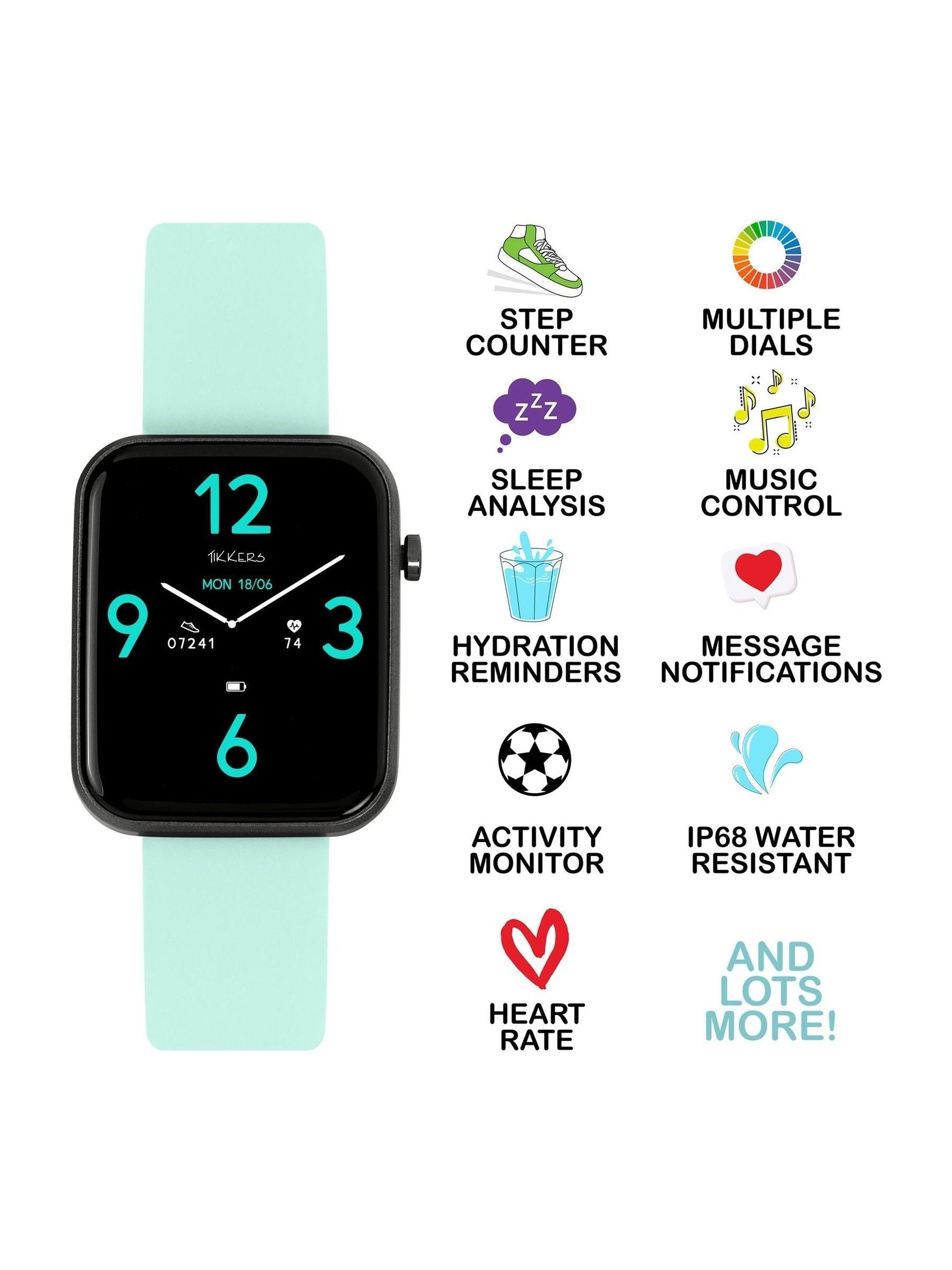 Tikkers S13 silicone strap smart watch - British product