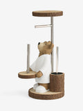 Bertie Bear toilet butler with roll holder and brush (British brand)