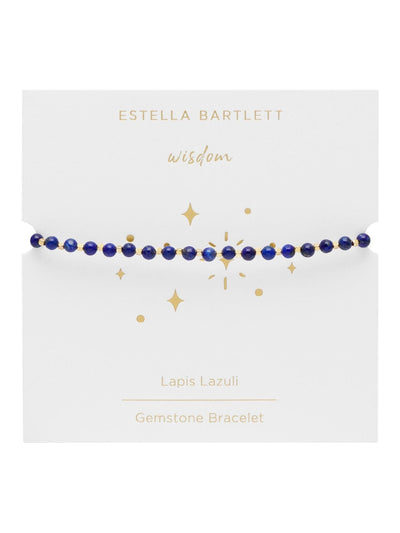 Estella Bartlett Goldfarbenes Dunkelblau Howlite Amelia Wellness-Armband