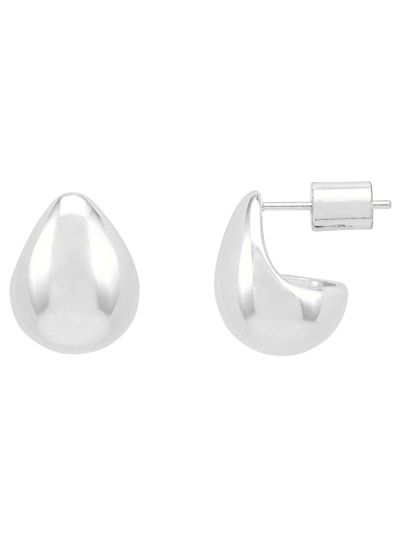 Estella Bartlett Silver Tone Mini Teardrop Earrings - British product