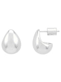 Estella Bartlett Silver Tone Mini Teardrop Earrings - British product