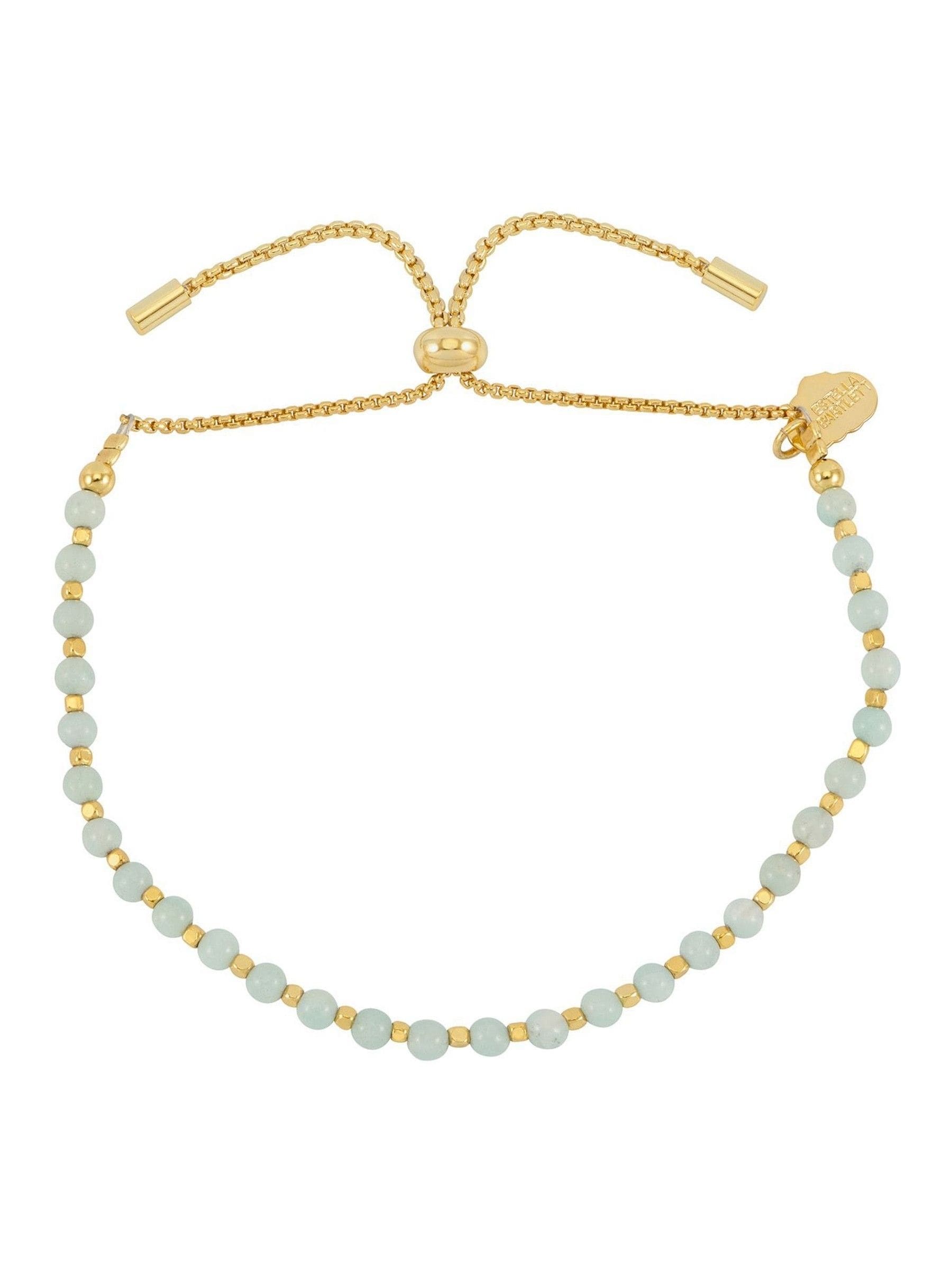 Estella Bartlett Howlite Amelia Bracelet in Gold Tone Grey - British product