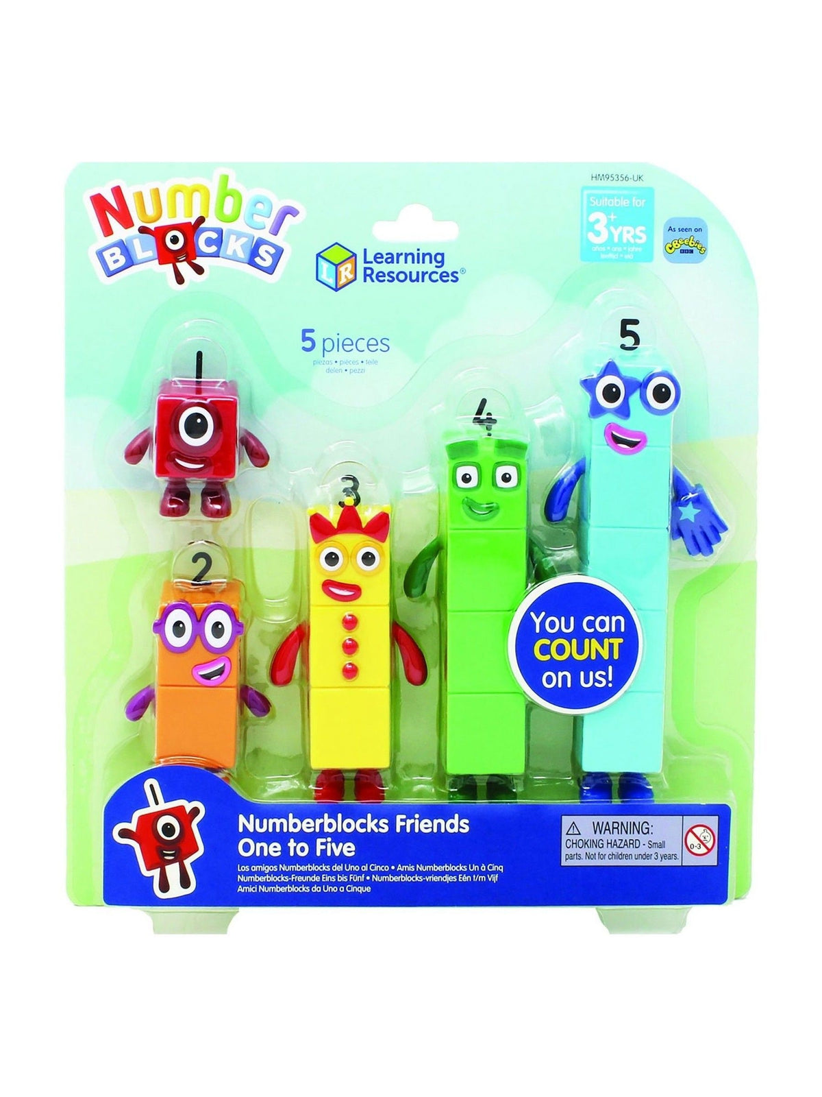 Learning Resources Numberblocks One to Five toy set, UK version