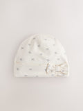 Stone Bow jersey beanie 2 pack 3mths-16yrs, UK version