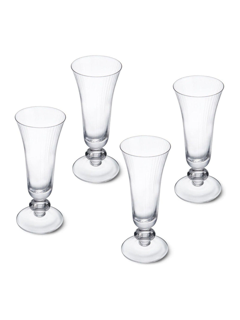 Mikasa Salerno short-stem champagne flutes set of 4, imported from the UK