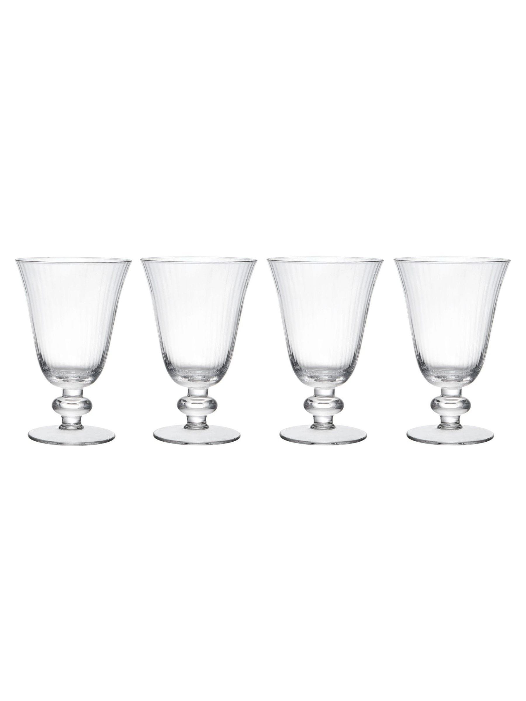 Mikasa clear short-stem wine glasses set 260ml, UK version