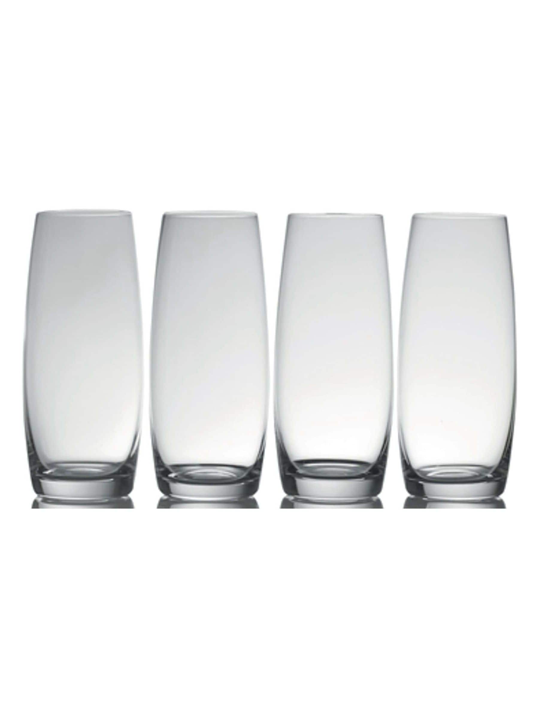Mikasa stemless flute glasses Julie 266ml, imported from the UK
