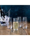 Mikasa stemless flute glasses Julie 266ml, imported from the UK