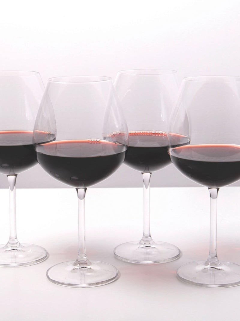 Mikasa set of 4 clear Julie crystal wine glasses 710ml - British product