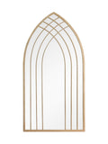 Charles Bentley Brown Lisbon Lattice Arch Mirror 125cm wide - British product