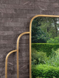 Charles Bentley Gold Prague Art Deco mirror 110cm x 100cm - British product