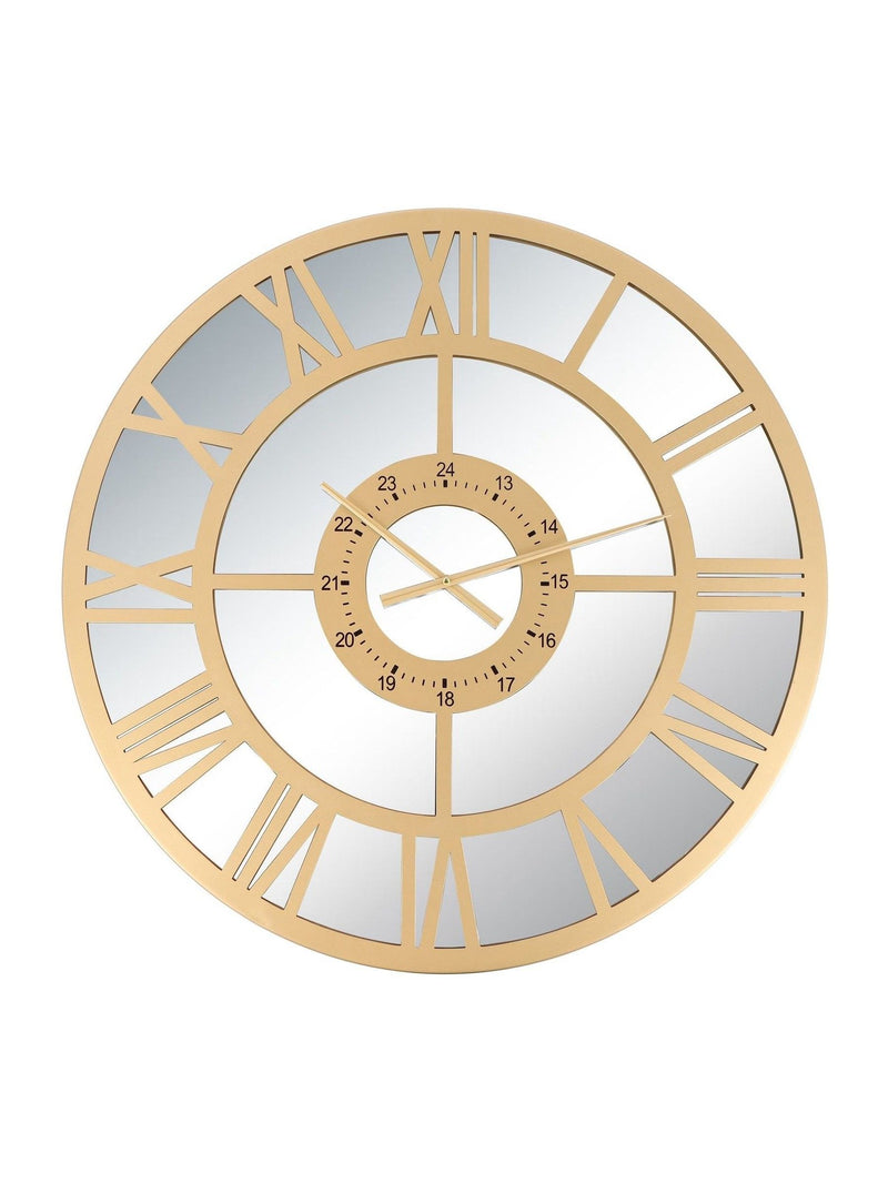 Charles Bentley Coniston mirrored wall clock 80cm (British brand)