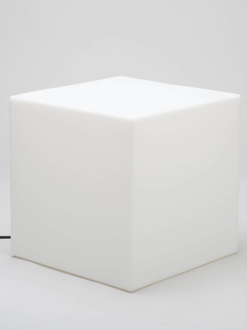 New Garden white Cuby lighted cube 43cm, imported from the UK