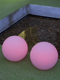 New Garden white outdoor lighted ball 40cm (British brand)