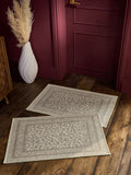 Washable leopard print doormat set of 2, imported from the UK