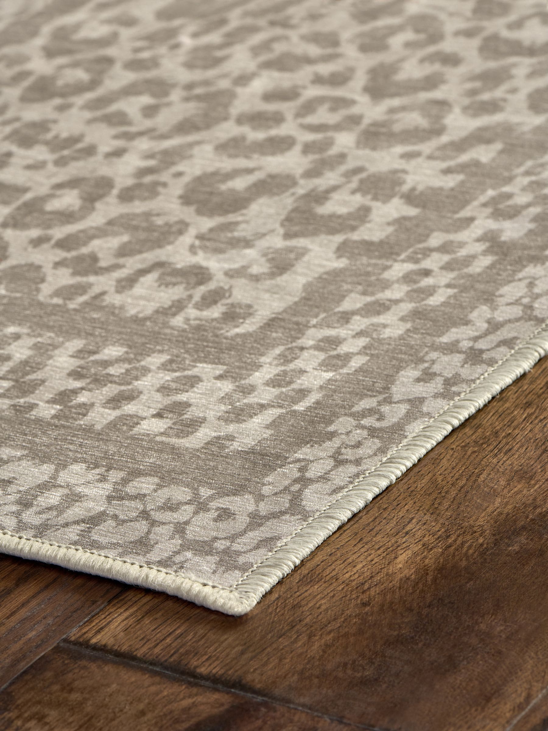 Washable leopard print doormat set of 2, imported from the UK