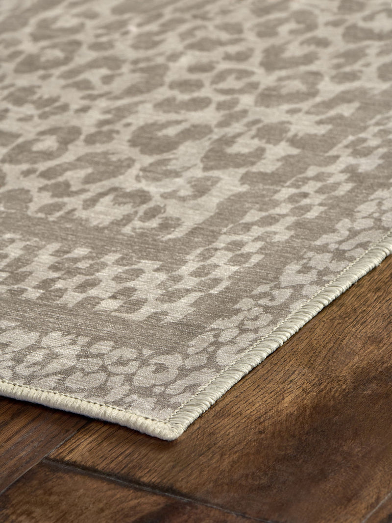 Washable leopard print doormat set of 2, imported from the UK